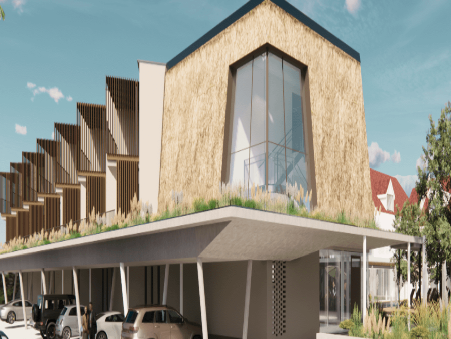 Visualisierung des fertigen Umbaus vom Hotel Nationalpark